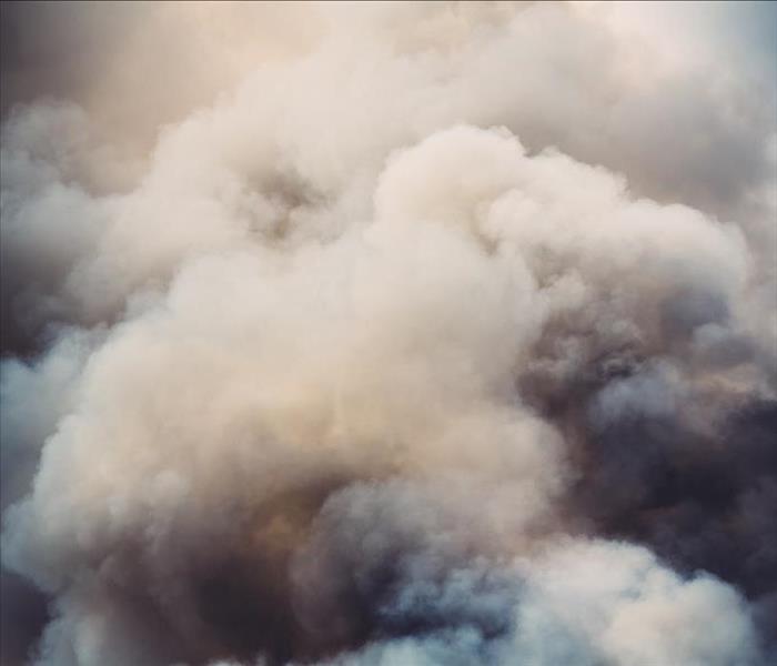 gray billowing smoke from a fire